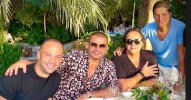 أحدث ظهور لعمرو دياب فى دبى بعد طرح ألبومه الأخير "يا أنا يا لأ".. صورة