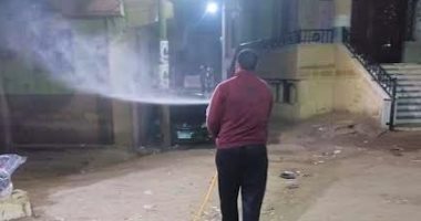 استمرار حملات تعقيم الشوارع بقرى ومدن الغربية لمواجهة كورونا