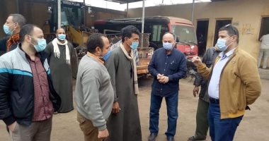 رئيس مدينة أشمون يتفقد أعمال تطوير حديقة الورد استعدادا لافتتاحها