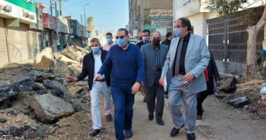 محافظ الشرقية يتابع نسب تنفيذ مشروعات رصف الطرق بمنيا القمح
