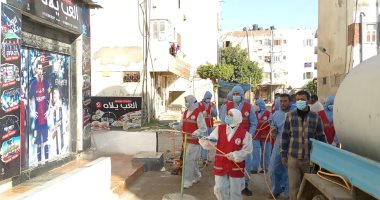 شمال سيناء تواصل حملة تعقيم الشوارع والمنشآت لليوم الثالث.. صور