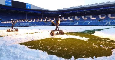 الثلوج تهدد إقامة مباراة ألافيس مع أتلتيكو مدريد فى الدوري الإسباني