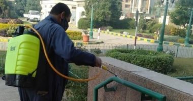تعقيم مبنى وزارة الرى والجهات التابعة لها لمواجهة فيروس كورونا.. صور