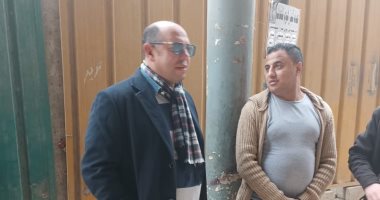 أحمد سليمان يحضر  جنازة والدة حازم إمام.. صور
