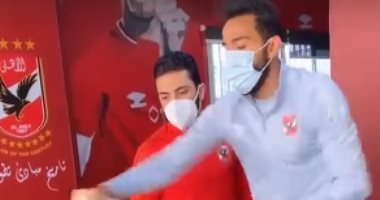 كهربا يعود للتدريبات بقوة بعد التعافى من فيروس كورونا.. فيديو وصور
