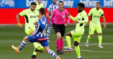 سواريز يخطف فوزا قاتلا لـ أتلتيكو مدريد ضد ألافيس بالدوري الإسباني.. فيديو