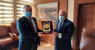 محافظ بورسعيد يستقبل جيورجى بوريسينكو سفير روسيا الاتحادية بالقاهرة.. صور