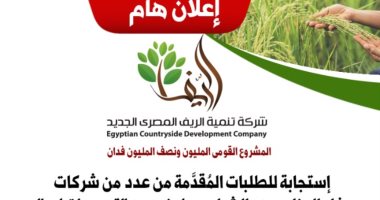 "الريف المصرى" تسمح بدخول وخروج المساهمين فى شركات المشروع