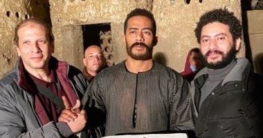 محمد رمضان يحتفل بتصوير "موسى" ويكشف عن لوك المسلسل
