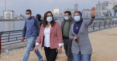 محافظ دمياط تتابع الموقف التنفيذى بمشروع تطوير حديقة بنت الشاطئ.. صور