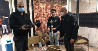 غلق 18 مقهى يقدم الشيشة وإزالة 150 إشغال بالدقى والبدرشين ومنشأة القناطر