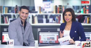 الشاب عمر محمود "أبو خمسين لسان" يقدم برنامجا على تليفزيون اليوم السابع