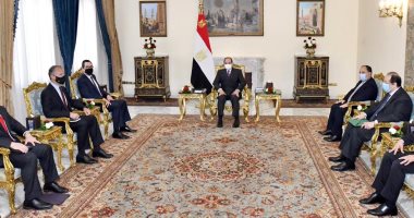 الرئيس السيسى يستقبل وزير الخزانة الأمريكى