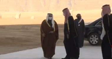 شاهد لحظة وصول قادة الخليج مركز مرايا فى السعودية لعقد القمة الـ41