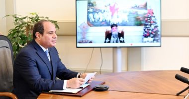 الرئيس السيسي يهنئ البابا تواضروس بعيد الميلاد المجيد عبر الفيديو كونفرانس.. أخبار مصر