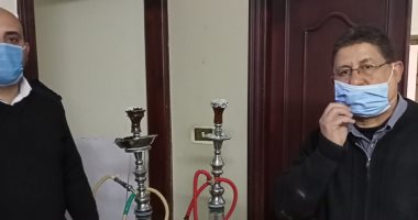 إغلاق سنتر تعليمى يقدم الشيشة للطلبة ببولاق الدكرور فى الجيزة.. صور