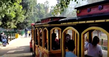 حديقة الحيوان بالجيزة تبدأ تشغيل الطفطف لنقل الزوار لأماكن الحيوانات