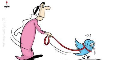 الناس تجرى وراء الشائعات على السوشيال دون تحقق فى كاريكاتير كويتى