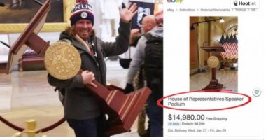 بيع منصة الكونجرس بعد سرقتها فى أحداث الشغب بـ99 ألفا و900 دولار