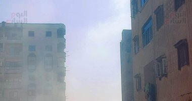 شبورة كثيفة تغطى سطح البحر فى الإسكندرية.. فيديو