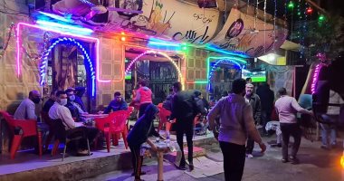 ضبط مقاهى تقدم الشيشة بأوسيم والبدرشين ومنشأة القناطر والعمرانية.. صور