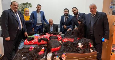 إحباط محاولة تهريب 140 كيلو شعر طبيعى بمطار القاهرة