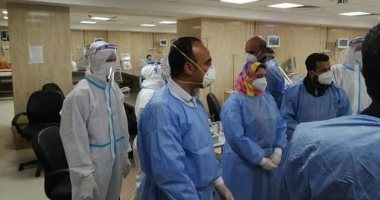 نائب محافظ المنيا يتابع الخدمة الطبية بمستشفى عزل ملوى.. صور