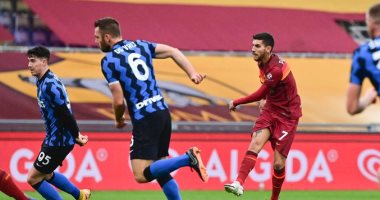 تعادل إيجابي 2-2 بين روما وإنتر ميلان فى الدوري الإيطالي 