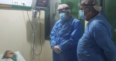 وكيل "صحة الغربية" يتفقد مستشفى العزل  الصحى بكفر الزيات