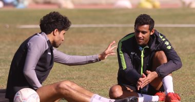 أحمد ياسر ريان يشارك فى مران سيراميكا 