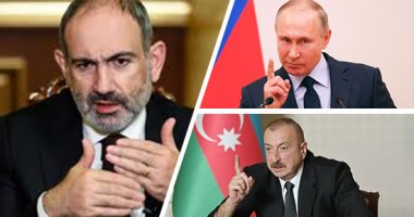 روسيا تجمع زعيمى أرمينيا وأذربيجان.. بوتين: جهود الوساطة الروسية تهدف إلى وقف إطلاق نار دائم في قره باغ.. "علييف": الاجتماع سيساعد في التنمية الآمنة للمنطقة.. و"باشينيان": الوضع القانوني لقره باغ لم يحدد بعد