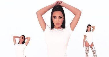 كيم كاردشيان تبهر جمهورها بأحدث الأزياء من علامتها التجارية × 5 صور