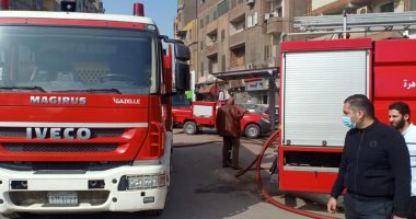 دفن سائق وصاحب ورشة لحام لقيا مصرعهما فى حريق سيارة نقل بنزين بالجيزة