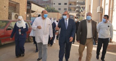 محافظ القليوبية يتفقد مستشفي الحميات وبنها لمتابعة تركيب شبكة الغازات وتنك الأكسجين