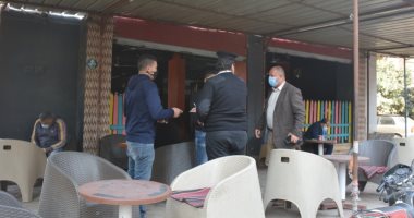 ضبط 15 شيشة بمقهى وتحرير 20 محضر مخالفة خلال حملة تفتيشية بالقليوبية