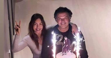 راغب علامة وزوجته يحتفلان بعيد الميلاد الـ20 لابنهما لؤى .. فيديو وصور