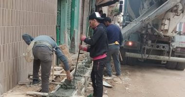 محافظ الغربية يتابع استمرار أعمال الرصف بحى ثان طنطا ضمن خطة تطوير العشوائيات