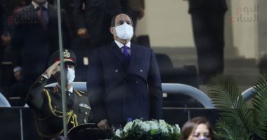 الرئيس السيسي يفتتح بطولة كأس العالم لكرة اليد باستاد القاهرة