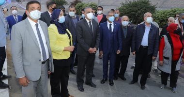 محافظ سوهاج يفتتح نفق الشهيد اللواء نبيل فراج بحى غرب.. صور