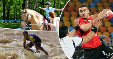 العالم هذا المساء.. منتخب مصر يفتتح مشواره فى مونديال اليد بالفوز على تشيلى 35-29 .. رياضة ركوب الأمواج تحت أمطار البرازيل.. والعلاج بالخيل أحدث صيحات التأهيل الحركى لذوى الهمم..صور