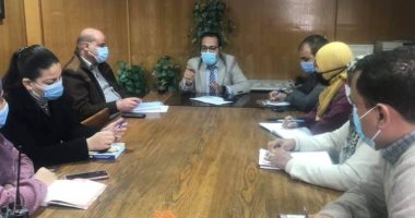اجتماع تنسيقى لـ"صحة السويس" لمتابعة مرضى العزل المنزلى