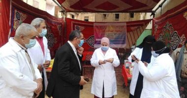 قوافل بيطرية لفحص وعلاج الطيور والماشية بقرية العواسجة وههيا بالشرقية.. صور