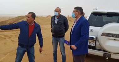 رئيس جهاز 6 أكتوبر الجديدة يتفقد أعمال تنفيذ خط المياه المغذى للميناء الجاف