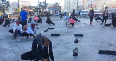 صور.. برنامج لتنشيط الأحياء السكنية للتشجيع على ممارسة الرياضة بالإسكندرية
