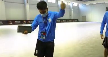 منتخب أوروجواى يواجه التوتر قبل لقاء ألمانيا فى مونديال اليد بالرقص.. فيديو