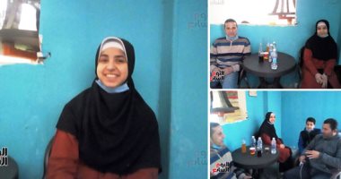 صور.. صاحبة الحنجرة الذهبية بالمنيا تسير على خطى "التهامى" فى الإنشاد الدينى.. حصدت المركز الثانى فى الإنشاد على مستوى الجمهورية.. أميرة: أعشق الإنشاد وحلمى الالتحاق بالإذاعة.. ووالدها: بناتى الخمس يحفظن القرآن