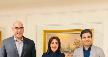 النائبة غادة على تلتقى المهندس هشام نصر رئيس الاتحاد المصرى لكرة اليد .. صور 