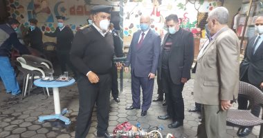 محافظ القاهرة يغلق مراكز للدروس الخصوصية ويقود حملة لإزالة الإشغالات.. صور