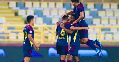 بنى ياس ينهى الشوط الأول متقدما على الوحدة بهدف نظيف