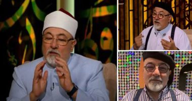 خالد الجندى يواجه التطرف بالكاجول ويتساءل: هل الصحابة كانوا يرتدون عمة وكاكولا؟.. عضو الأعلى للشئون الإسلامية : الملابس رسالة تفيد بأن الدين الإسلامي ليس به كهنوت.. ويؤكد: لازم نخلص الدين من الأدعياء والضالين